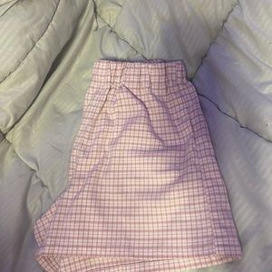 Brandy melville plaid shorts size small